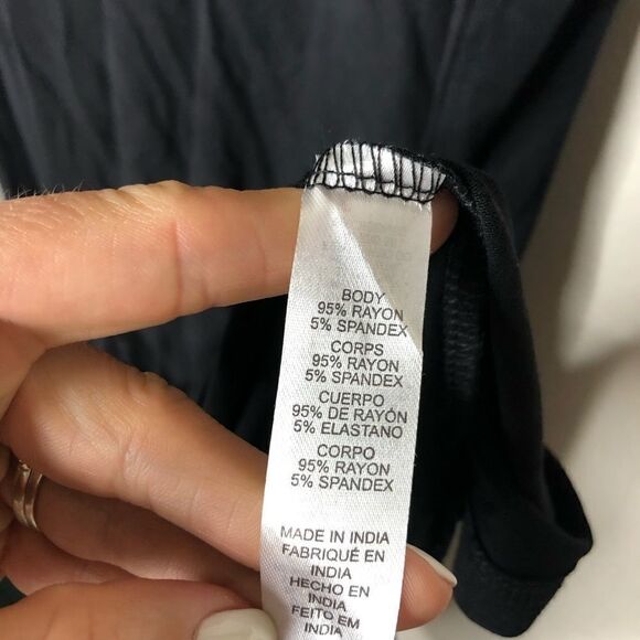 David’s Bridal Bride’s Babes Black Mesh Shirt - Picture 3 of 4